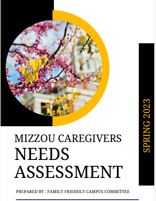 Cover Sheet for Mizzou Caregivers Needs Assessment 2023 Spring Report
